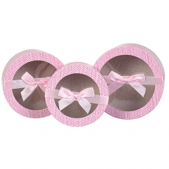 Набір коробок "Ніжність" 3 шт, рожевий (8300-017)