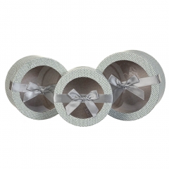 Набір коробок "Ніжність" 3 шт, сірий (8300-019)