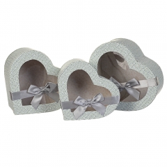 Набір коробок "Зізнання" 3 шт, сірий (8300-022)