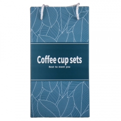 УЦІНКА Набір кружок з металевою підставкою "Геометрія", 300 мл(Погана упаковка,скол на одній чашці) (00BR-9028-015)