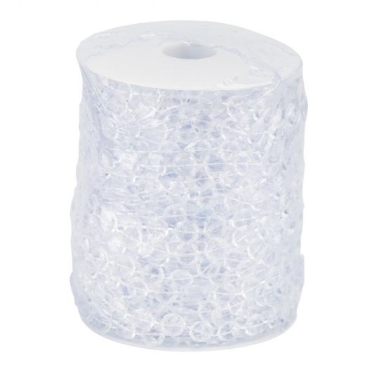 Гірлянда з кристалів, прозора, 15 м (9275-007)