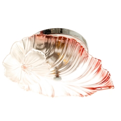 Люстра припотолочная кораллового цвета на 2 лампы (SN002P) (SN002P)