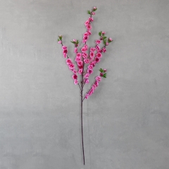 Штучна гілка "Сакура", малиново-рожева, 124 см (9296-003)