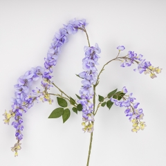 Штучна звисаюча гілка "Гліцинія", блакитна, 110 см (9296-006)