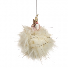 Підвіска "Дід Мороз з ялинкою" - велика (6003-016)