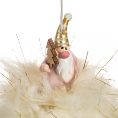 Підвіска "Дід Мороз з ялинкою" - велика (6003-016)