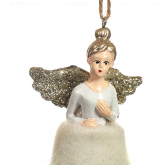 Подвеска "Ангелочек" голубой (6003-017)