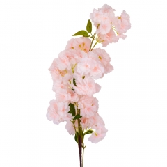 Штучна гілка "Сакура", кремово-рожева, 105 см (9235-002)