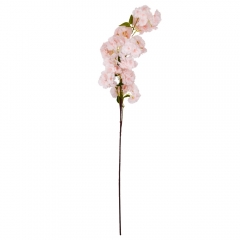 Штучна гілка "Сакура", кремово-рожева, 105 см (9235-002)