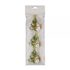 Набір прищіпок "Сніговик біля ялинки" (007NY)