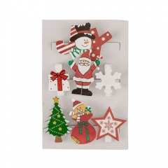 Комплект прищіпок "Новорічна компанія", 7 шт (009NY)