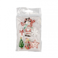 Комплект прищіпок "Новорічна компанія", 7 шт (009NY)