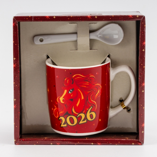 Кружка з ложечкою 