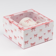 Кружка з ложечкою "Милі бантики", 200 мл (9250-013)