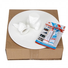 Підставка "Допитливий кролик", біла, 25 см (8910-007)