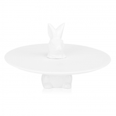 Підставка "Допитливий кролик", біла, 25 см (8910-007)