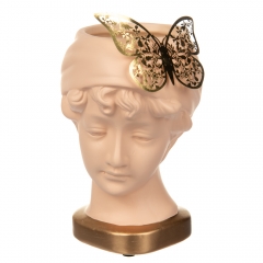 Ваза керамічна "Magnificent", рожева (8700-018)