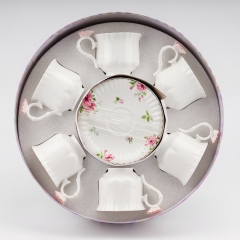 Набір "Трояндова ніжність " на 6 персон, білий, 260 мл (9292-006)