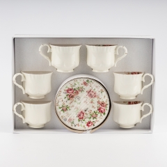 Набір "Королівський сад" на 6 персон, білий, 260 мл (9292-011)