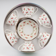 Набір "Сад троянд" на 6 персон, білий, 230 мл (9292-016)