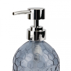 Диспенсер для мыла "Соты", синий, 7,5*18,5 см СПАСЕННАЯ ПОЗИЦИЯ (9277-014)