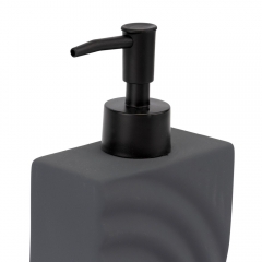 Диспенсер для мыла "Бриз", серый, 5*16 см СПАСЕННАЯ ПОЗИЦИЯ (9277-024)