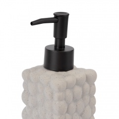 Диспенсер для мыла "Пузыри", серый, 6*17,5 см СПАСЕННАЯ ПОЗИЦИЯ (9277-031)