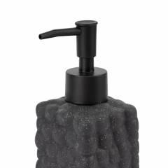 Диспенсер для мыла "Пузыри", черный, 6*17,5 см СПАСЕННАЯ ПОЗИЦИЯ (9277-032)