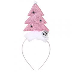 Новорічний обідок "Рожева ялинка", 26 см (9139-019)