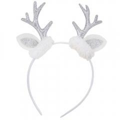 Новорічний обідок "Сріблясті ріжки", 22 см (9139-025)