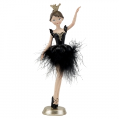 Статуэтка "Прима", черная, 21 см. (2007-118)
