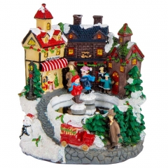 УЦІНКА Новорічна карусель "Зимове містечко" (Не обертається карусель) (00BR-6016-031/1)