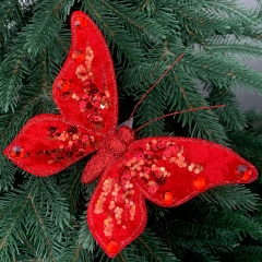 Новорічна іграшка "Чарівництво метелика" (6018-018)