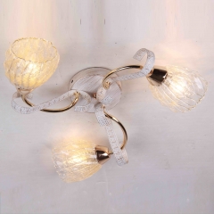 Люстра потолочная с металлической лентой и 3 плафонами (ML012/3) (ML012/3)