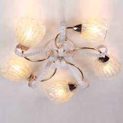 Люстра потолочная с металлической лентой и 5 плафонами (ML012/5) (ML012/5)