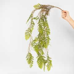 Штучна звисаюча гілка "Тінь папороті", зелена, 95 см (9271-006)