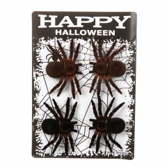 Декор на Хелловін "Павуки 4 шт." (8810-021)