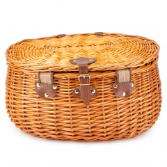 Корзина для пикника "Романтика" на 2 персоны, коричневая (0503-018)