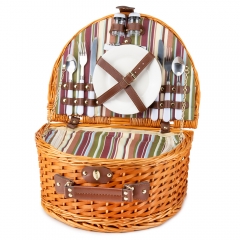 Корзина для пикника "Релакс" на 2 персоны, коричневая (0503-023)