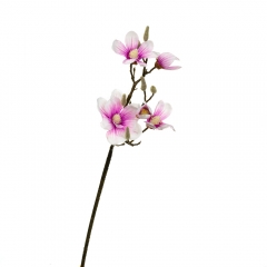 Ветка цветущей магнолии 90 см, розовая (8721-012)