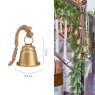 Металевий дзвіночок, золотий, 8 см (6034-014)