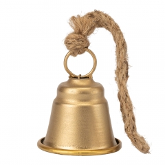 Металевий дзвіночок, золотий, 8 см (6034-014)