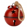 Металевий дзвіночок, червоний, 17 см (6034-015)