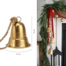 Металевий дзвіночок, золотий, 11 см (6034-016)
