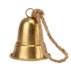 Металевий дзвіночок, золотий, 11 см (6034-016)