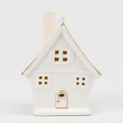 Світлодіодний будиночок (LED), білий, 12 см (6039-001)