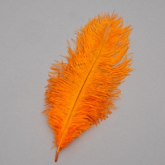 Страусине перо 25-30 см помаранчевий (8501-002/orange)