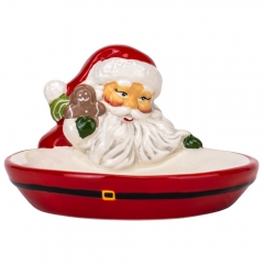 Блюдо "Санта Клаус", 19*9,5 см. (6021-002)