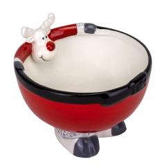 Пиала "Рождественский олень", 17*13,5 см. (6021-014)