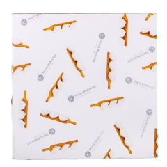 УЦІНКА Набір піал на бамбуковій підставці "Світлі серця", 27 см (Тріщина) (00BR-9184-018)